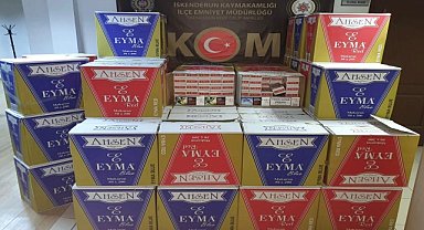 Otomobilde makaron ele geçirildi