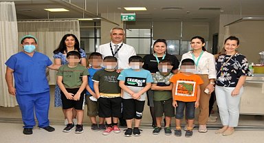 Sevgi Evleri'nde kalan çocuklar sünnet ettirildi