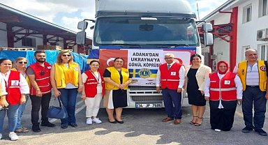 Adana'dan Ukrayna'ya insani yardım
