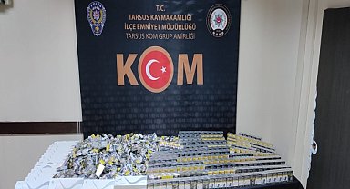 Gümrük kaçağı sigara ele geçirildi