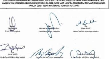 İmzanızın arkasında durun!
