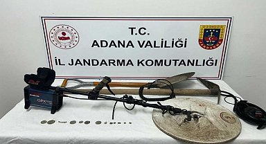 Kaçak kazı yapan 4 kişi suçüstü yakalandı