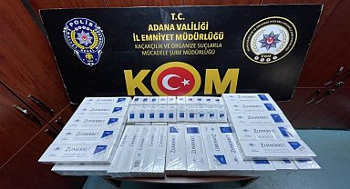 Kaçak sigara ve içki ele geçirildi