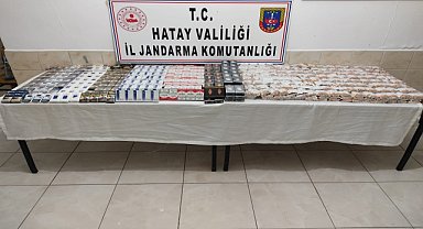 Kaçak sigara ve makaron ele geçirildi