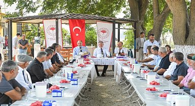 Vali Elban, Sarıçam'da muhtarlar ve vatandaşlarla buluştu