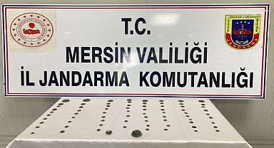 80 bronz sikke ve 2 obje ele geçirildi