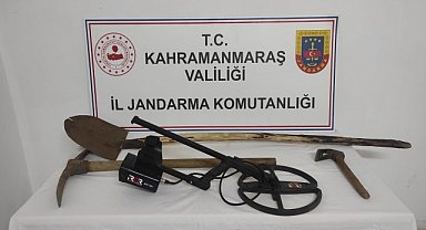 İzinsiz kazı yapan 4 kişi yakalandı