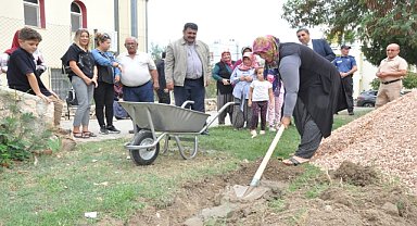 Muhtarlık hizmet binası temeli atıldı