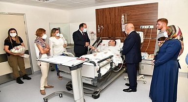 Şehit Sedat Gezer'in oğluna doğum günü sürprizi