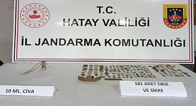 Tarihi eser operasyonunda sikke ele geçirildi