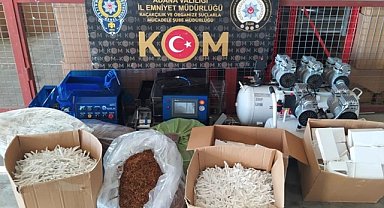 Adana'da 46 milyon 943 bin makaron ele geçirildi