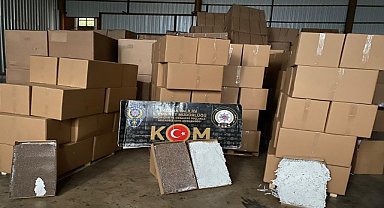 Kaçak makaron ve doldurulmuş sigara ele geçirildi