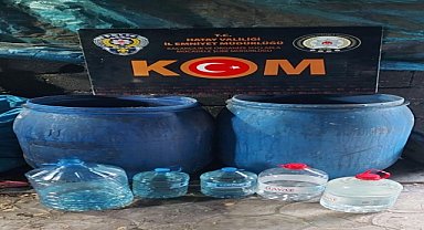 Sahte içki ele geçirildi