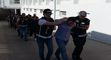 Suç örgütü operasyonunda 8 zanlı tutuklandı