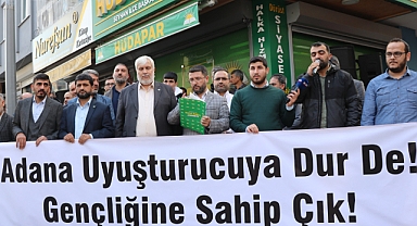 Uyuşturucuya karşı basın açıklaması
