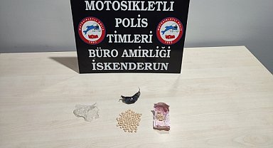 Üzerinde uyuşturucu hap bulunan şüpheli yakalandı