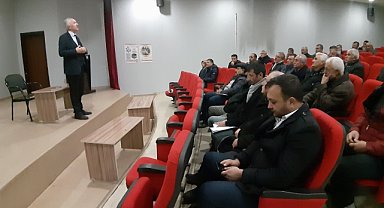 Çiftçilere yönelik bilgilendirme toplantısı yapıldı