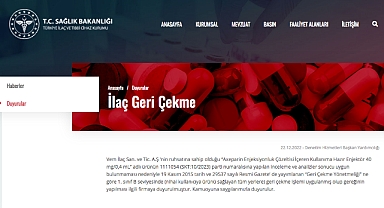 Difteri ve tetanos aşısı toplatıldı