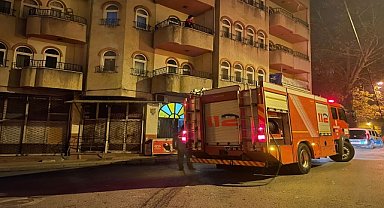 Kömürlükte çıkan yangın söndürüldü