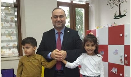 Müftü Kur’an kursu öğrencileriyle bir araya geldi