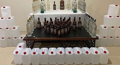 Sahte içki ele geçirildi
