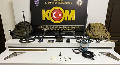 Tarihi eser kaçakçılığı operasyonunda 2 zanlı yakalandı