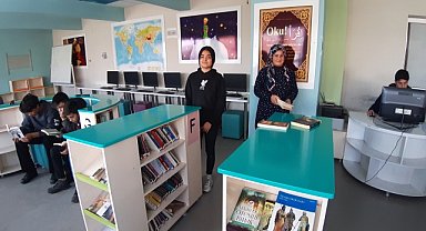 Okullarda kitap sayısı 46 bin 621'e yükseldi