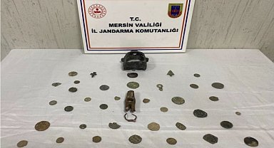 40 sikke ve obje ele geçirildi