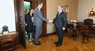 AB Türkiye Delegasyonu Başkanı'ndan valiye ziyaret