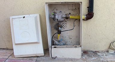 Doğal gaz kutusundaki bakır çubuk çalındı