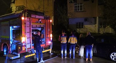 Evin odunluğu yandı