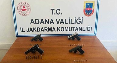 Ruhsatsız 5 tabanca ve 4 av tüfeği ele geçirildi