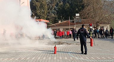 Yangın tatbikatı yapıldı