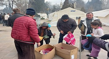Amatör spor kulübünden deprem bölgesine yardım