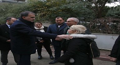 Çelik, depremde yıkılan binalarda incelemelerde bulundu: