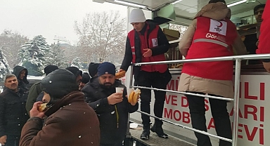 Kızılay'dan afetzedeler için mobil mutfak