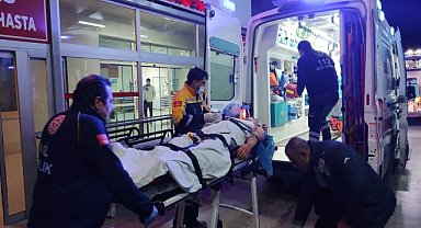 Madende oluşan göçüğün altında kalan kişi yaralandı