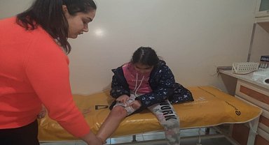 Sahipsiz köpeğin saldırdığı çocuk yaralandı