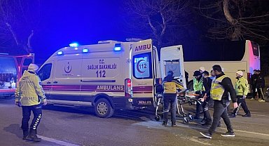 Trafik kazasında 3 kişi yaralandı