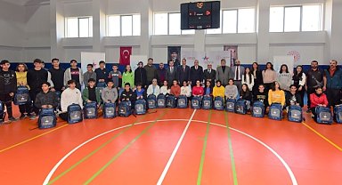 Yetenek taramasında keşfedilen sporculara malzeme