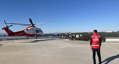 Yüzlerce yaralıyı helikopterlerle Adana Şehir Hastanesine ulaştırdı