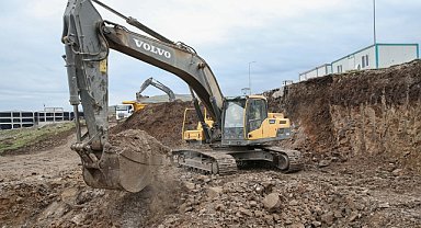628 kalıcı konut için temel kazısına başlandı