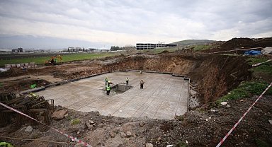 628 kalıcı konutun yapımına devam ediliyor