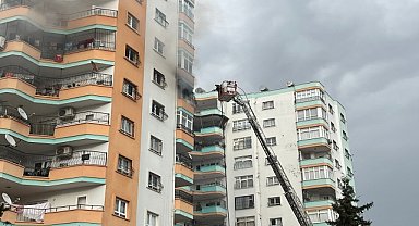Adana'da evde çıkan yangın söndürüldü