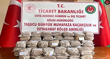 Baharat paketlerine gizlenmiş esrar ele geçirildi