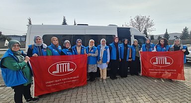 Gönüllü kadın birlikleri depremzedelerle buluştu