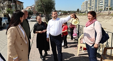 Kocaispir sokak sağlıklaştırma projesini inceledi