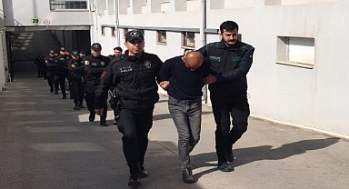 Kökünü Kurutma Operasyonunda yakalananlar adliyede
