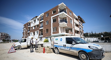 Az hasarlı binaların tamamına doğal gaz verildi