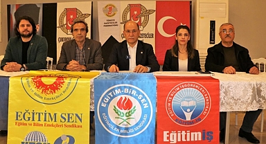 Eğitim sendikalarından ortak eylem